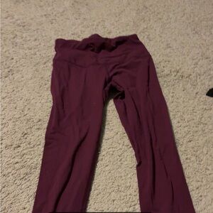 Maroon Women’s Leggings
